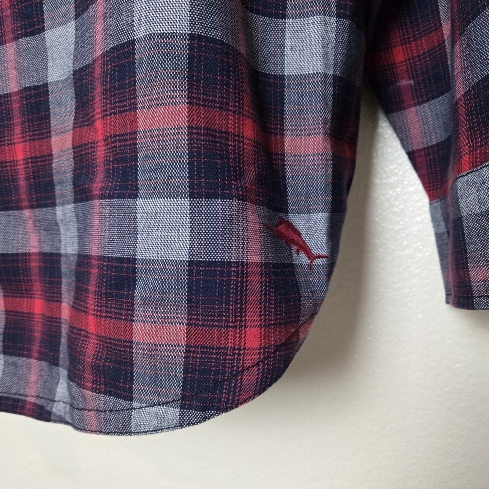 Tommy Bahama Men’s Canyon Beach Cozy Stretch Flannel Plaid size XXL - Picture 3 of 16